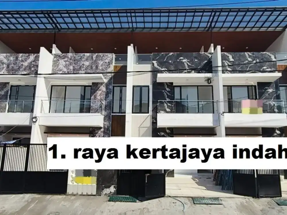 Rumah Raya Kertajaya Indah Tengah 3 Lantai, Ready 4 unit