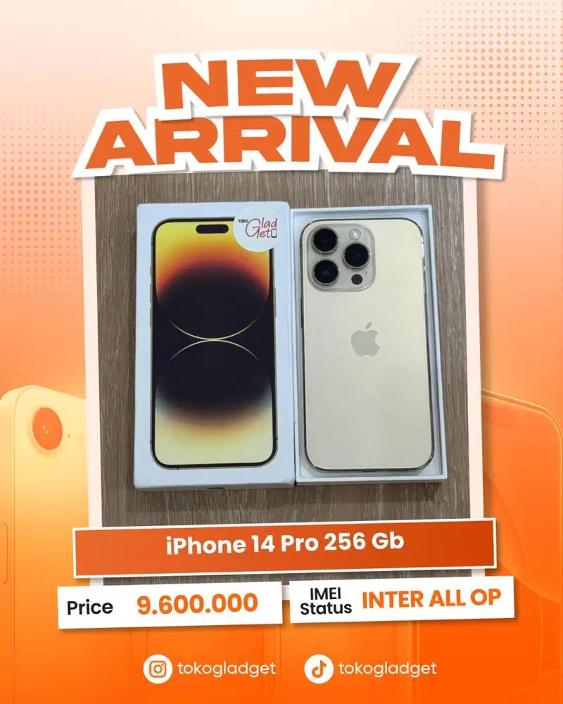iPhone 14 Pro 256 Gb ex INTER ALL OPERATOR