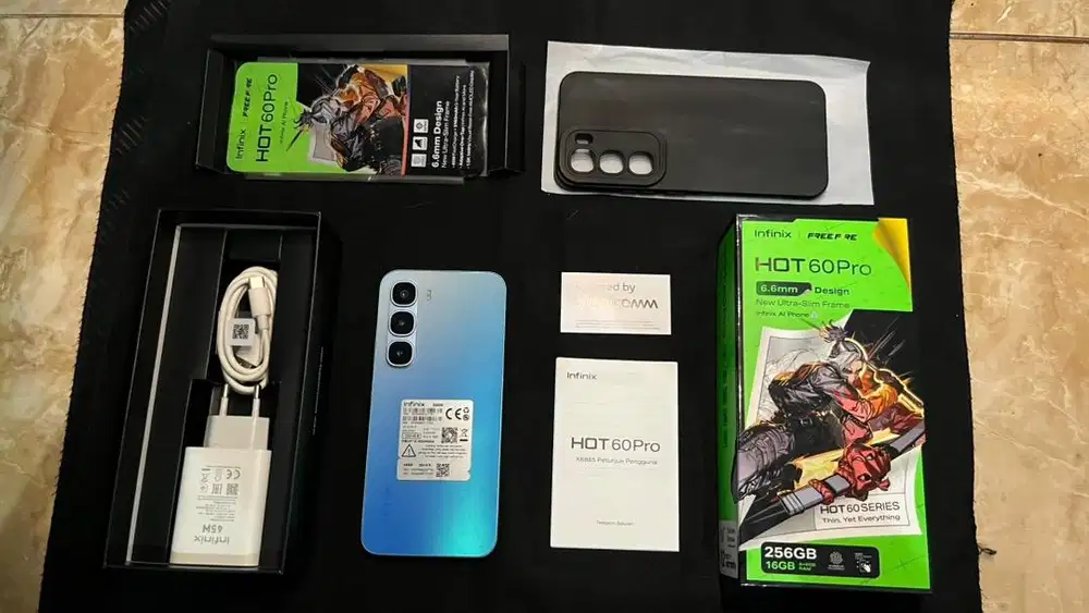 INFINIX HOT 60 PRO 8/256 99% Mulus terawat garansi ON