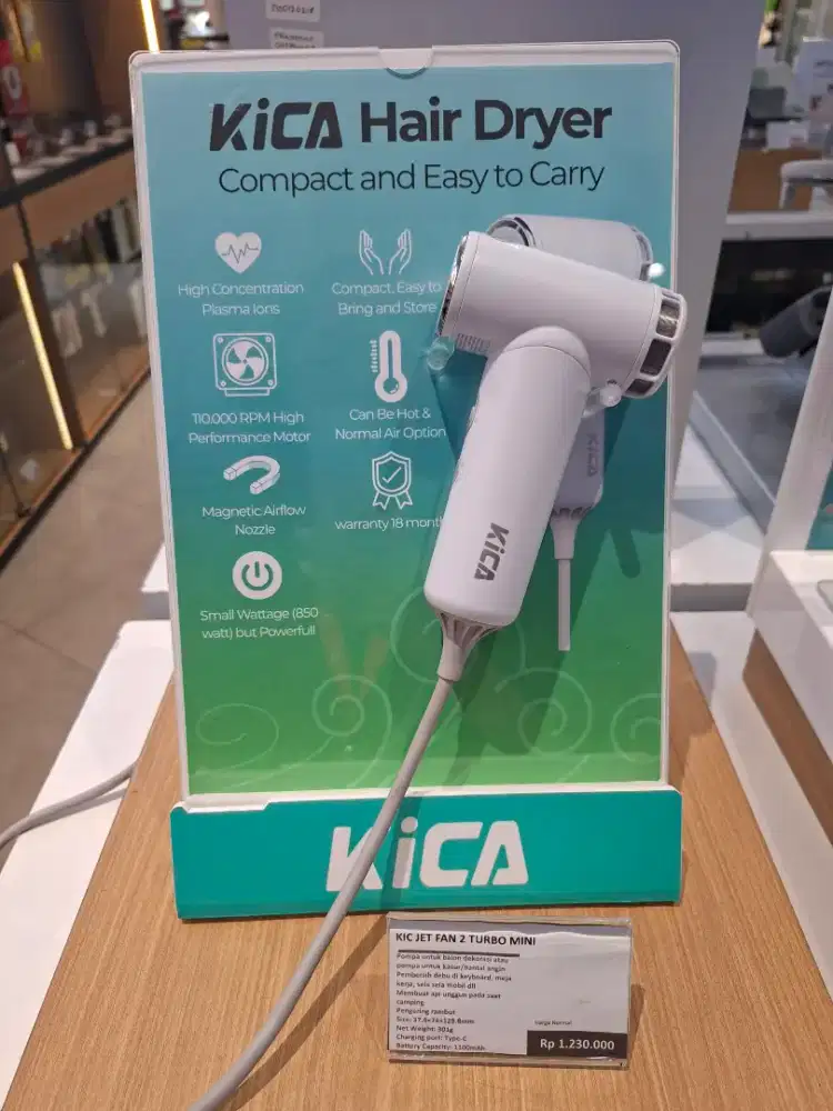HAIR DRYER KIC JET FAN 2 TURBO MINI