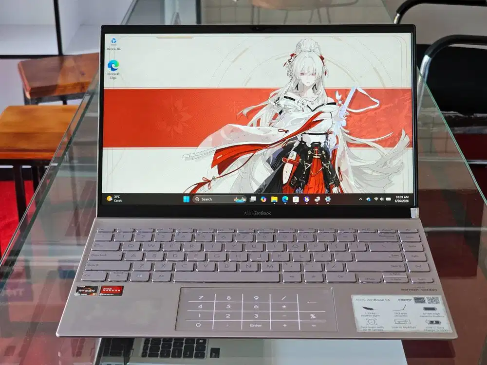 ASUS Zenbook 14 UX425IA AMD Ryzen 5 4500U Ram 8 GB SSD 128 GB AMD Rade