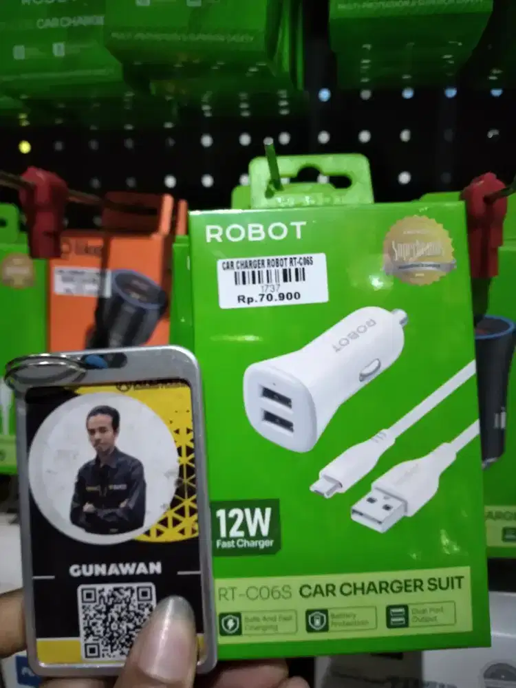 Car charger ROBOT RT-C06S ATLANTIS DAHSYAT
