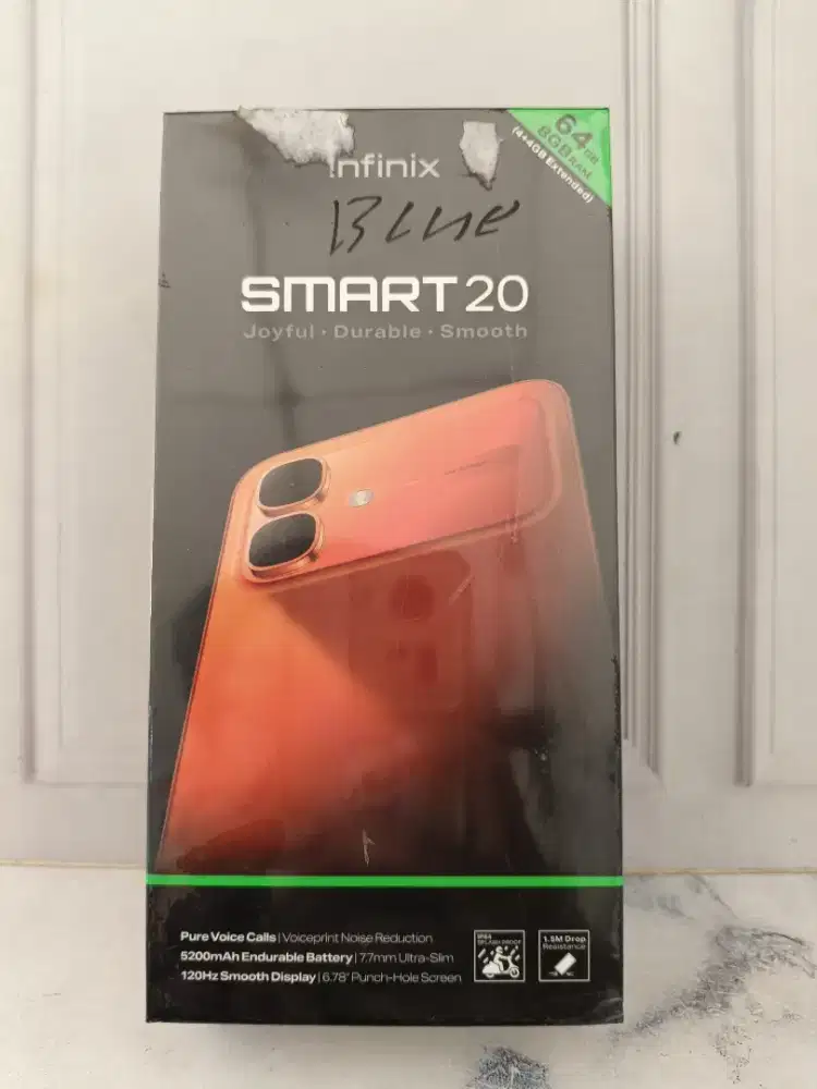 new infinix smart 20 4/64 garansi resmi