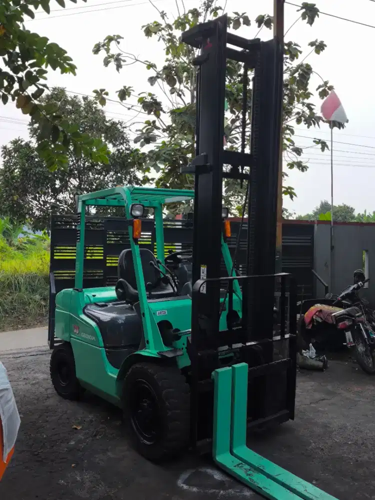 Forklift Mitsubishi 3 Ton,Manual,Tiang 5 Meter,Mesin S4S,Tahun 2020