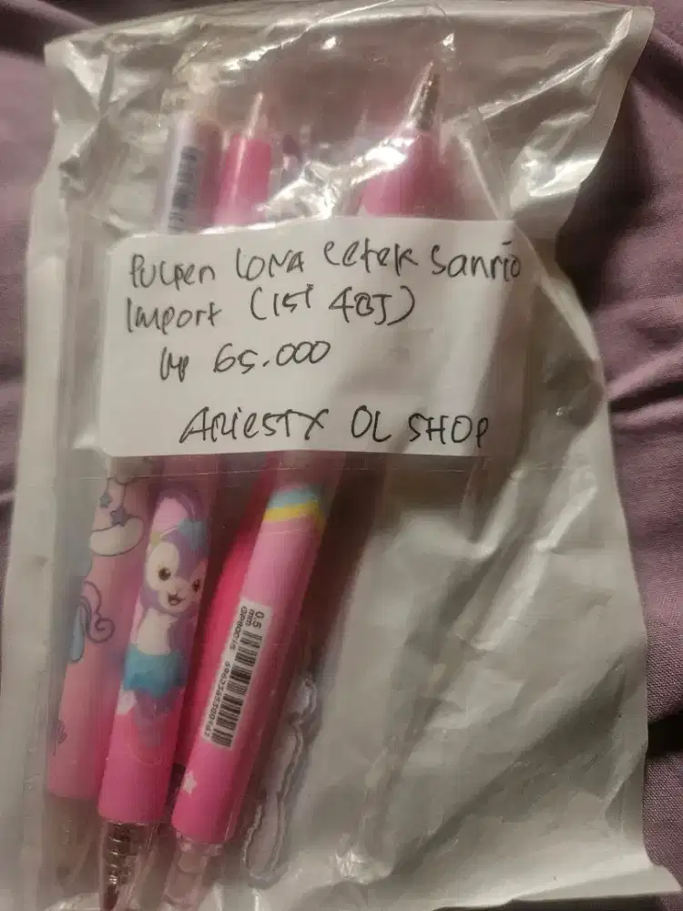 PULPEN JEL KARAKTER SET  PREMIUM