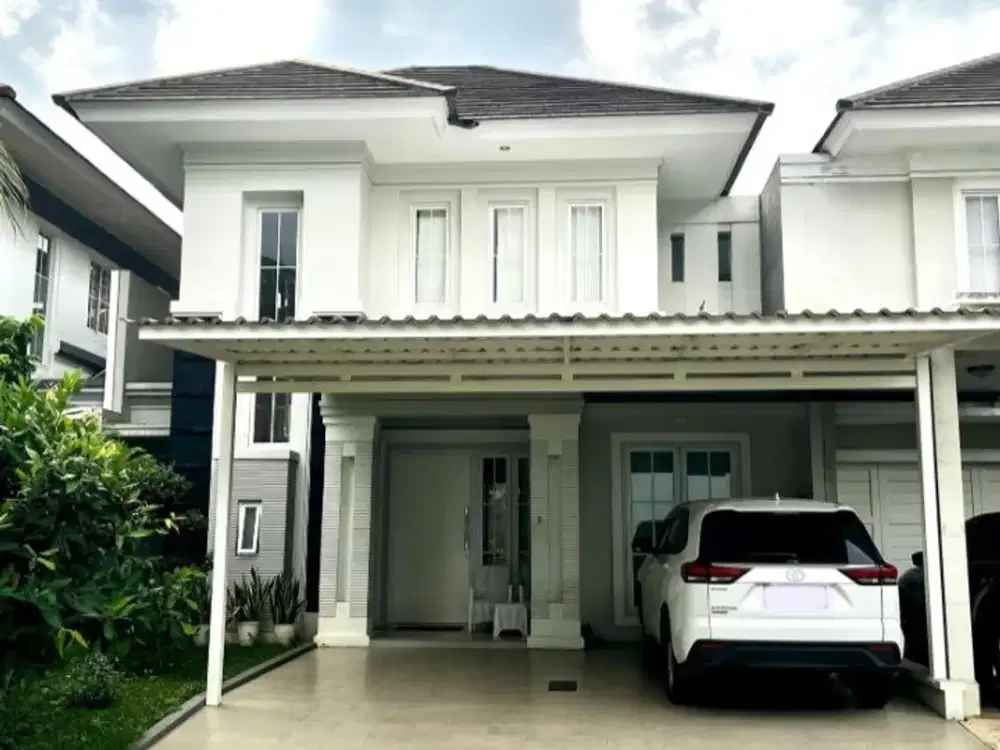 Dijual rumah modern 2 lantai cantik di alam sutera