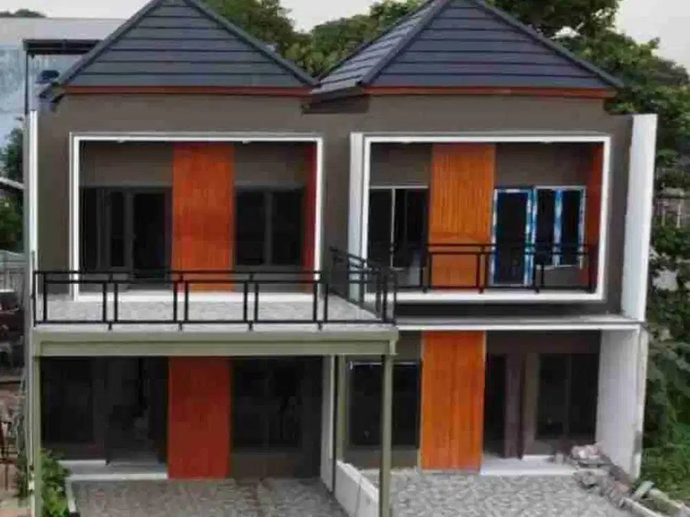only 2juta booking, rumah 2 lantai bebas banjir