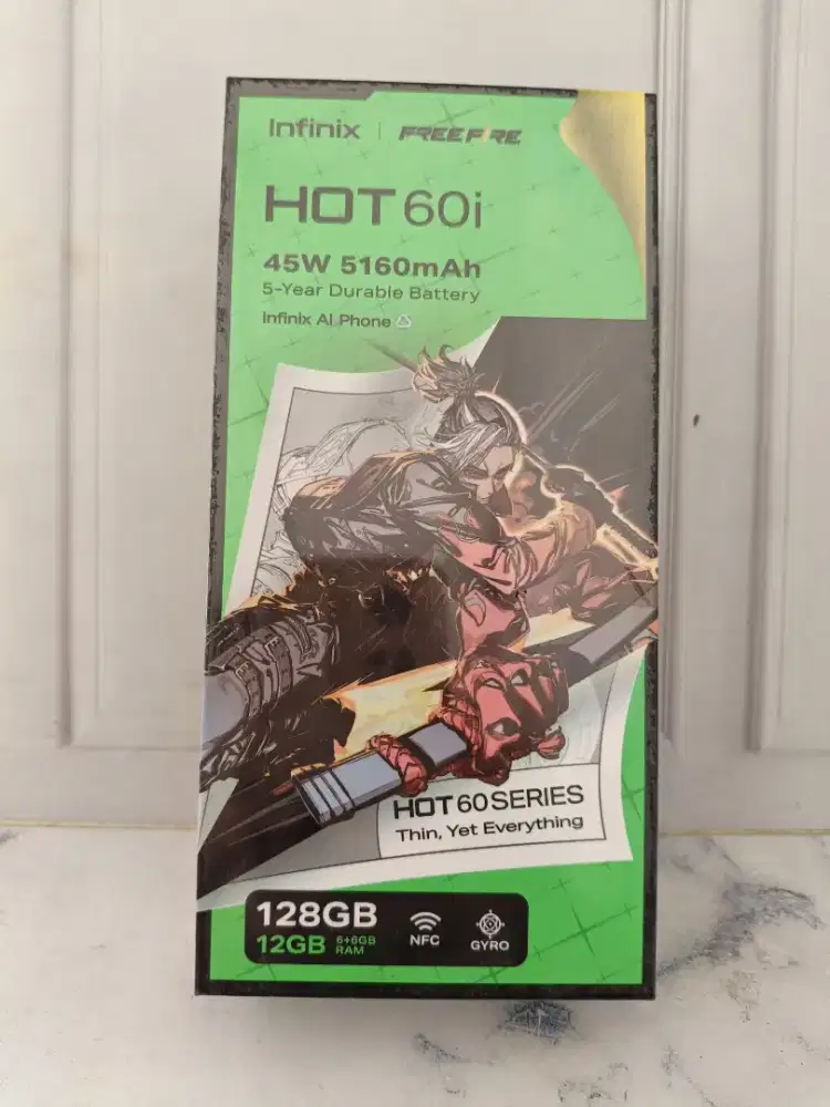 new infinix hot 60i 6+6/128 garansi resmi
