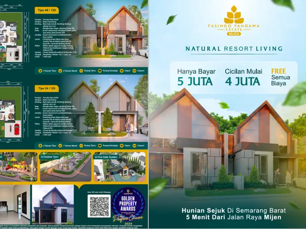 Fasindo Pandawa Estate Mijen Semarang Barat (Natural Resort Living) - DP 59 Jt