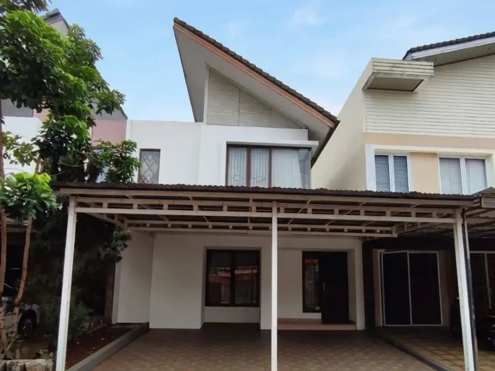 DIJUAL RUMAH CLUSTER SERENADE LAKE GADING SERPONG | 2 LANTAI | VIEW DANAU