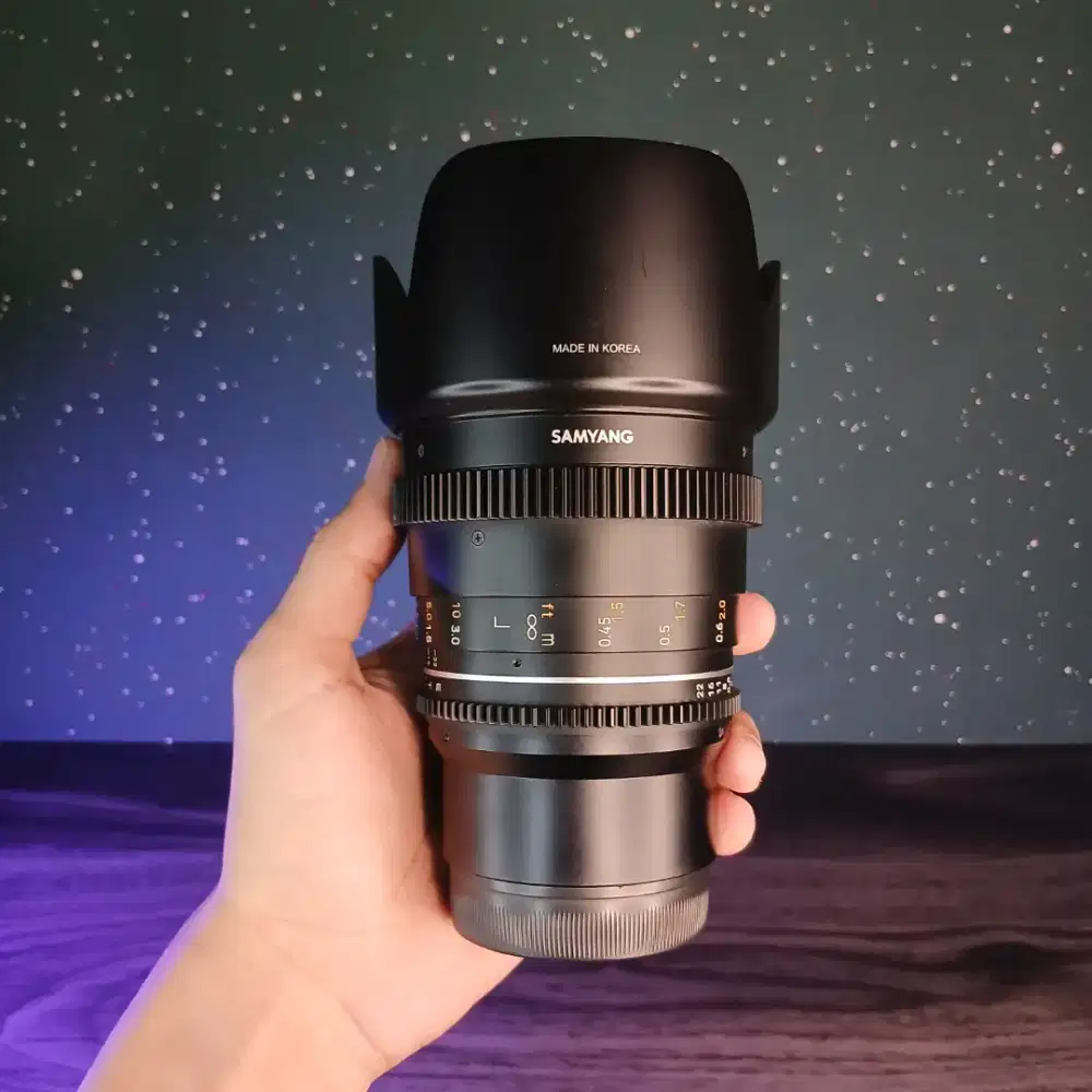 LENS BEST VIDEO SAMYANG 50MM T F1.5 MARK II MULUS FOR SONY