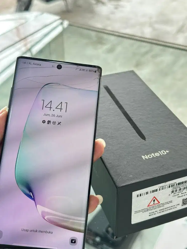 SAmsung Not 10 plus sein