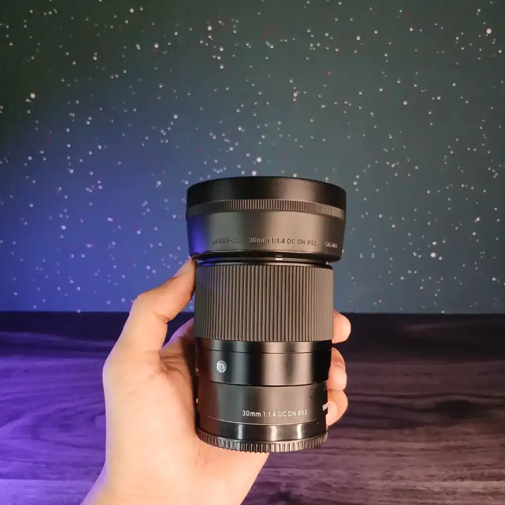 BEST SELLER SIGMA 30MM F1.4 BLACK FOR SONY