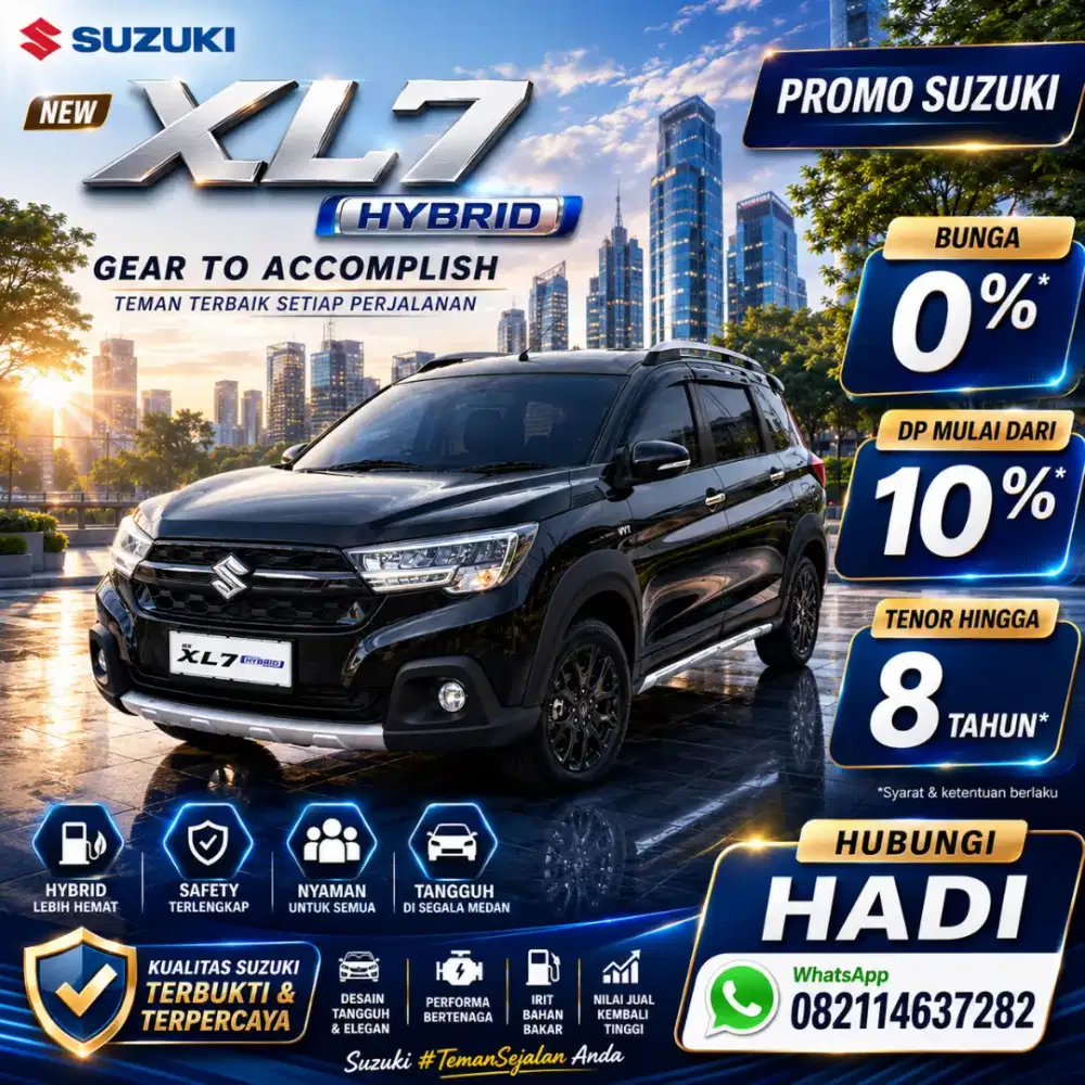 Suzuki xl7 hybrid kuro alpha Beta mobil Baru 2026 promo kredit cash