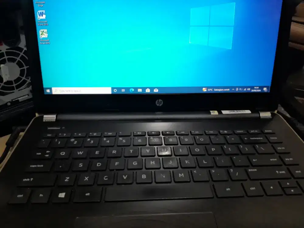 Laptop Hp probook 14 intel Core i3 gen 6 lengkap HDMI siap pakai