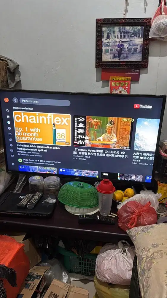 Smart tv android 47 inchi merek sharap