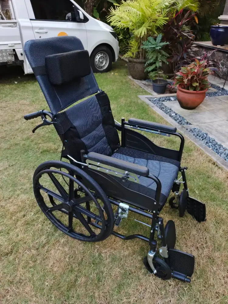 Kursi Roda Korvo, 24 wheel, bisa rebahan