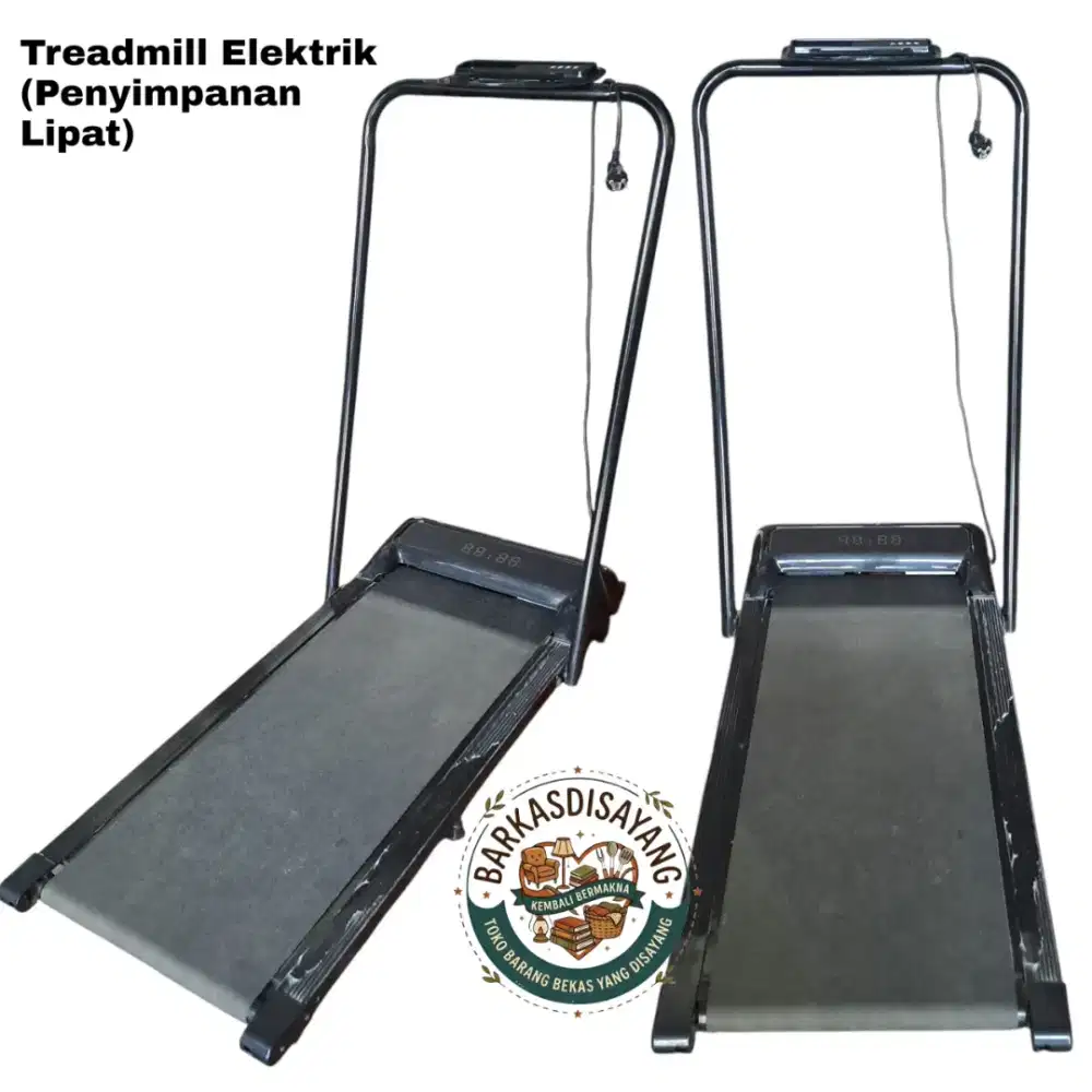 JUAL MURAH TREADMILL ELEKTRIK LIPAT ADA PEGANGAN (KHUSUS AREA BANDUNG)