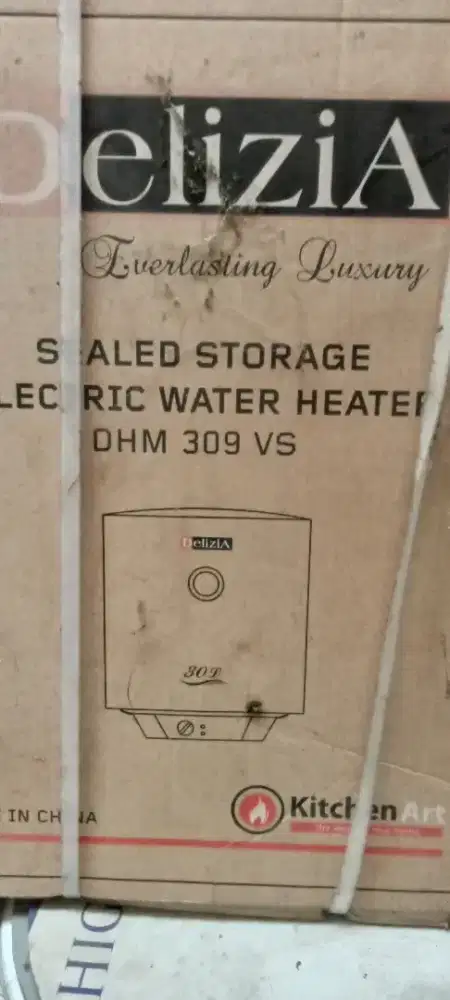 Water heater merk delizia