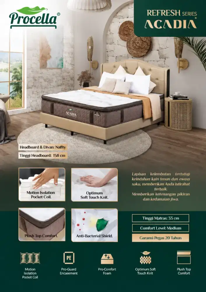 Springbed Procella Acadia | Wilco Furniture