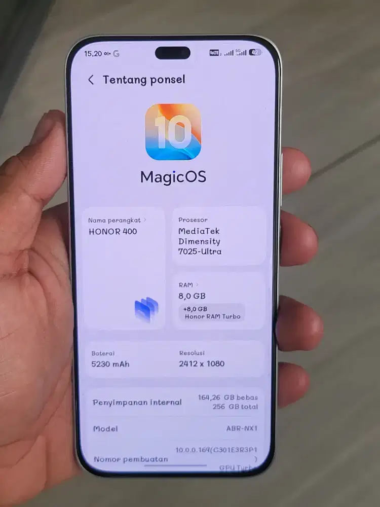 Honor 400 Lite 5G Mulus Garansi ON Fullset