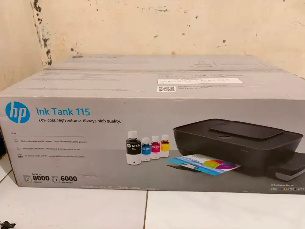 Printer HP ink Tank 115 segel