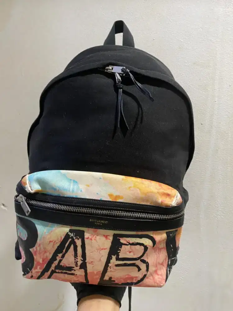 Backpack ysl kanvas good quality sale net price