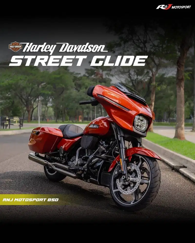 Harley Davidson Street Glide 117 Nik 2024 Langsung atas nama pembeli