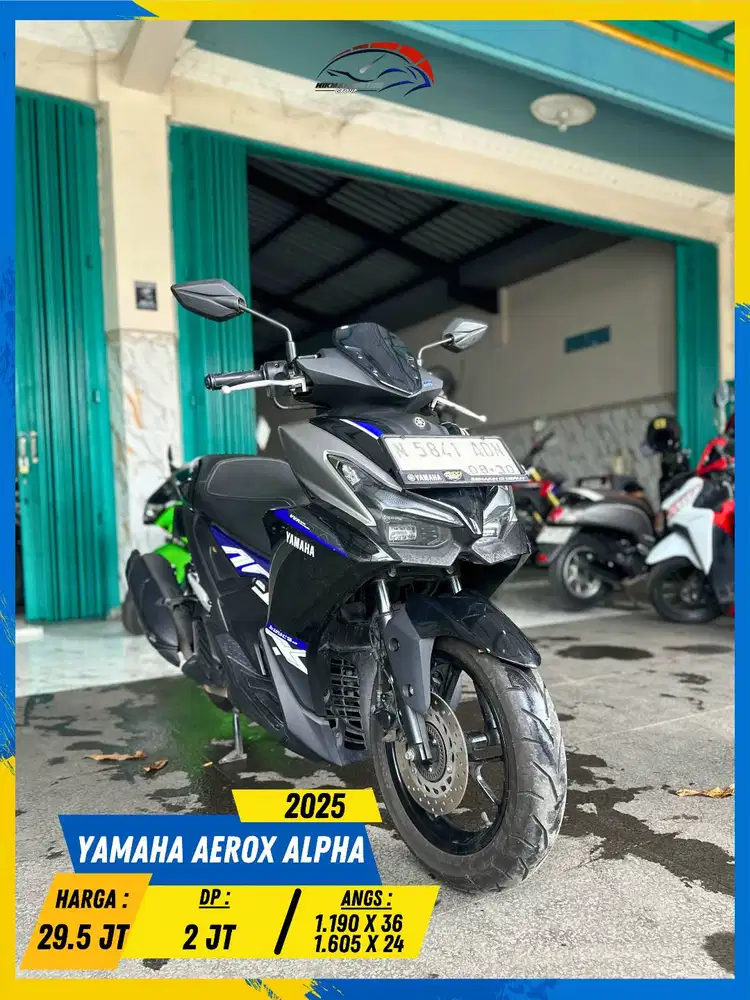 YAMAHA AEROX ALPHA 2025 LIKE NEW MASZZEHH HIKMAH MOTOR KEPUH