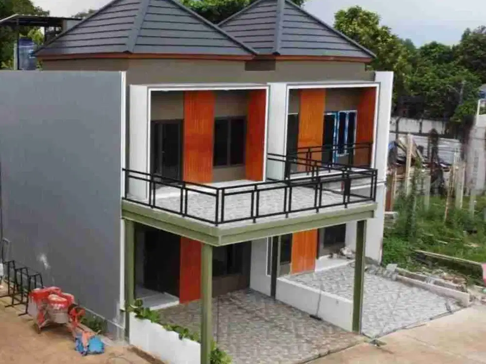 Rumah 2 lantai, lokasi dekat tol jatiwarna, bebas banjir