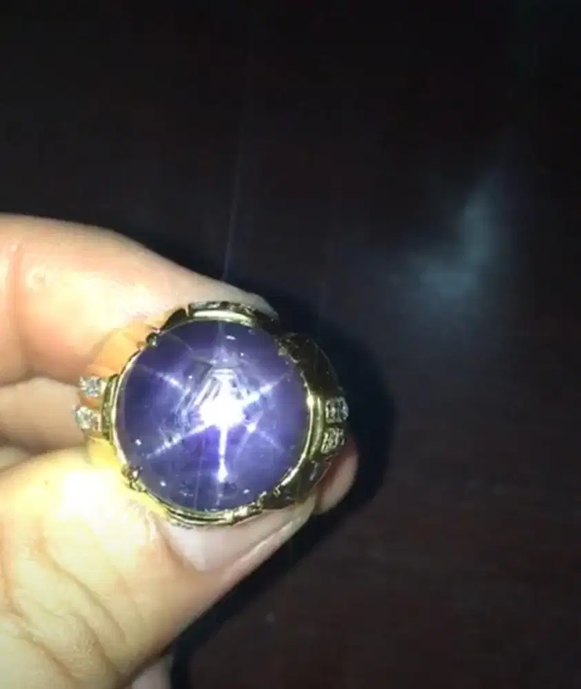 Batu Permata Sapphire 6 Ray 19,84Cts