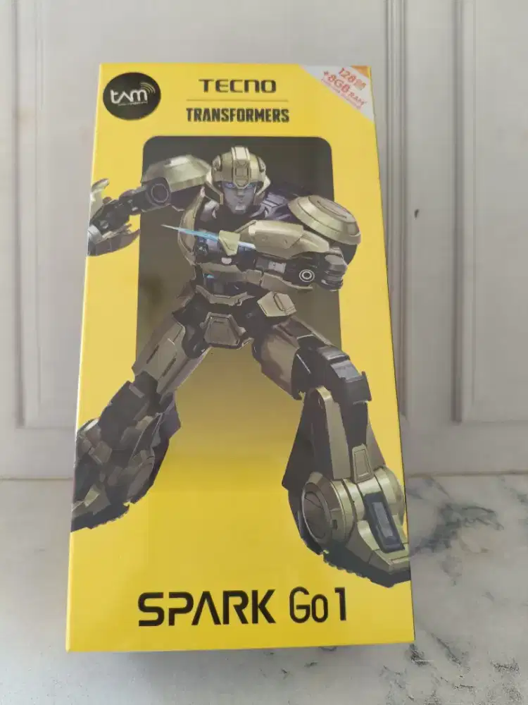 new tecno spark go 1 4+4/128 garansi resmi