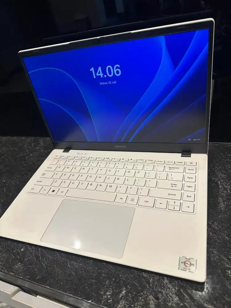 Jual laptop advance Soulmate X Athlon silver