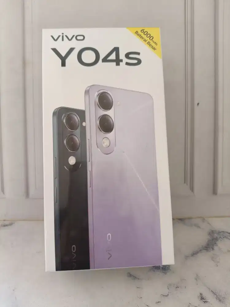 new vivo y04 s 4/128 garansi resmi