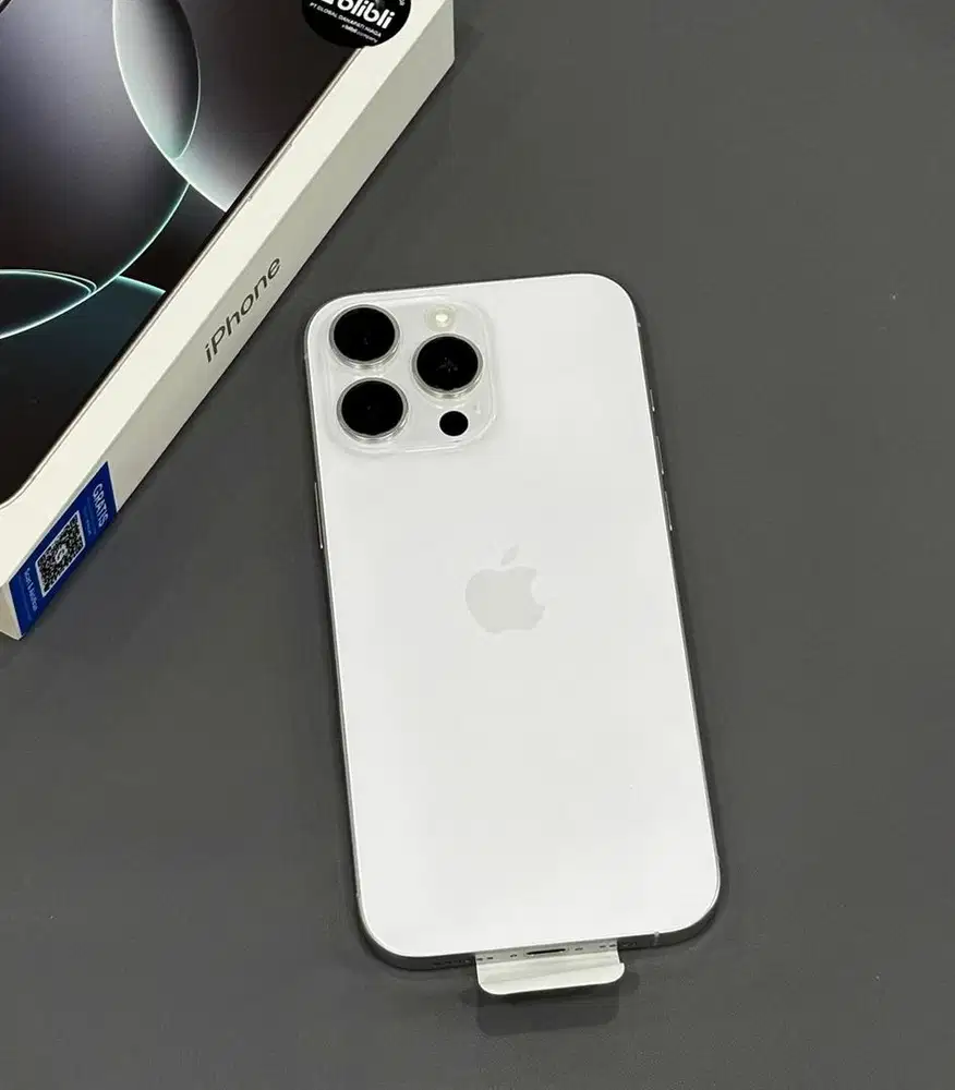iPhone 16 Pro Max 256GB White Titanium Resmi iBox