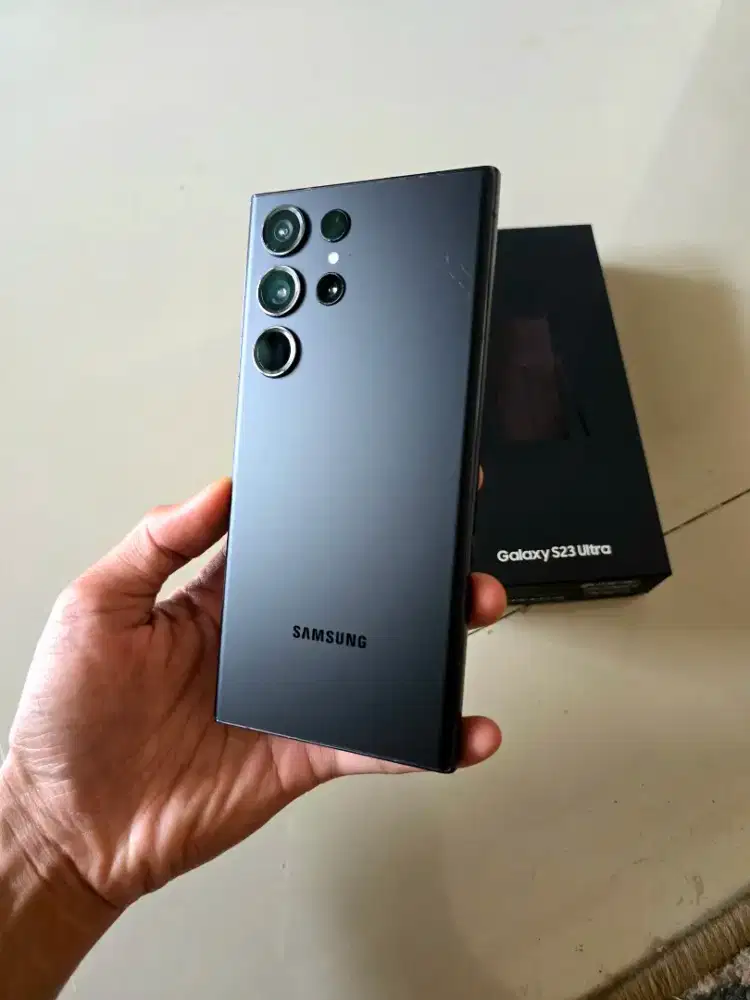 Samsung S23 Ultra 12/512GB Resmi Sein Black Lengkap
