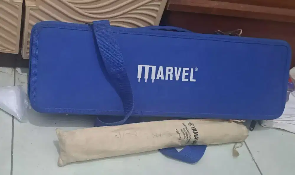 Dijual pianika marvel + seruling yamaha
