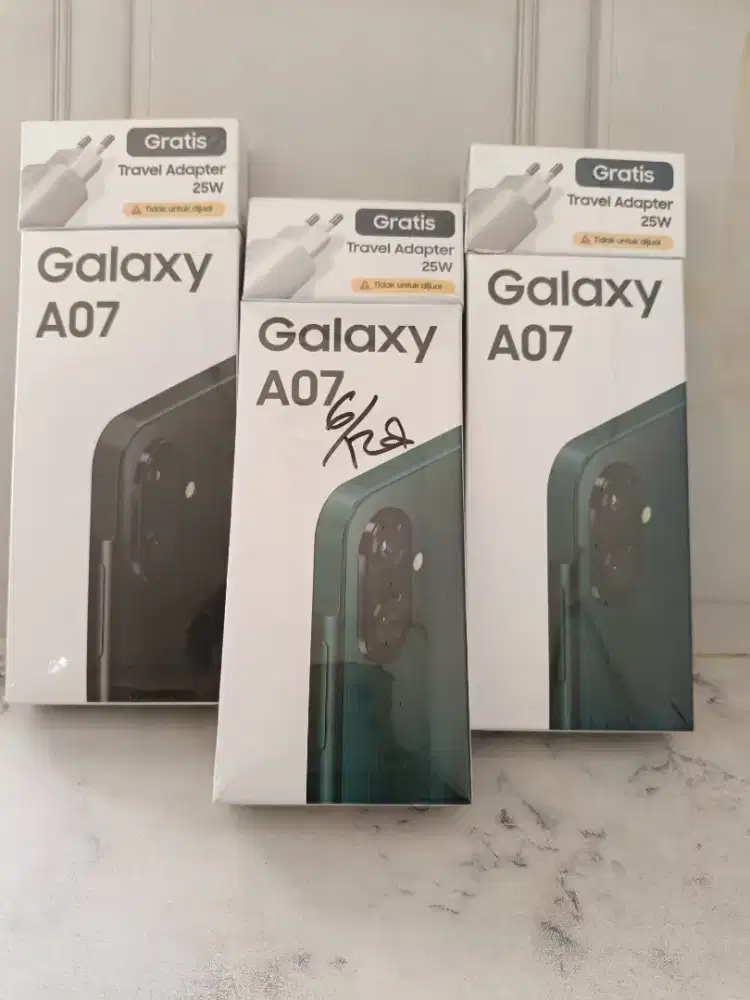 new samsung a07 6/128 garansi resmi