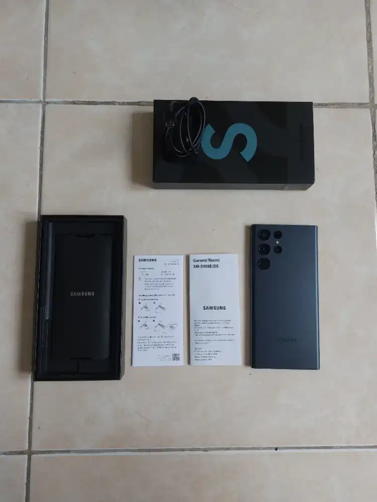 SAMSUNG GALAXY S22 ULTRA 12/512GB RESMI SEIN FULLSET ORI MULUSSS