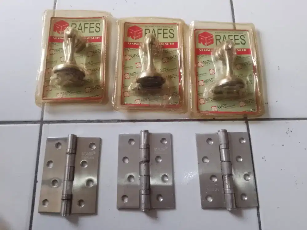 rafes + engsel solid tebal