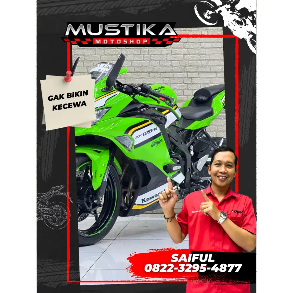 Odo 2rb Simpenan!!Kawasaki ZX25RR KRT 2025 Ful Modif Mulus-Mustika