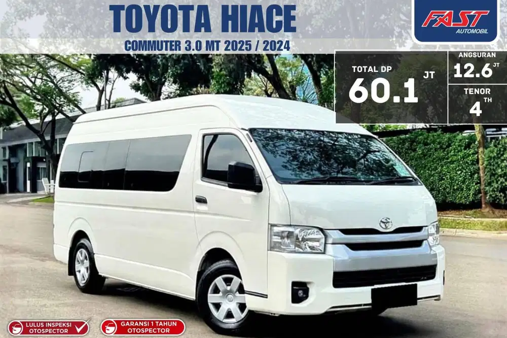 LOW KM.3RB TOYOTA HIACE COMMUTER 3.0 DIESEL 16 Seater MT 2025 / 2024