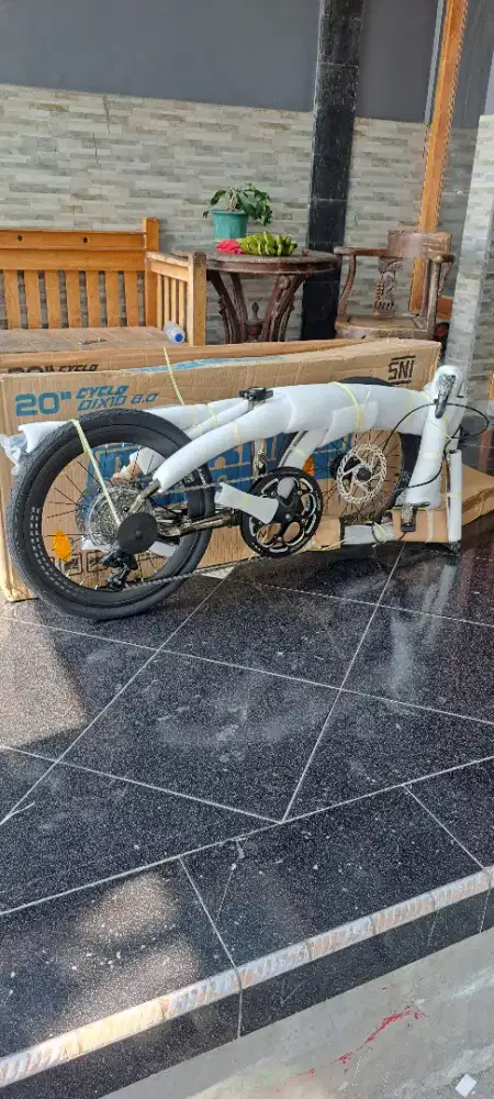 Sepeda lipat maximo aloy 20 inch 10 speed