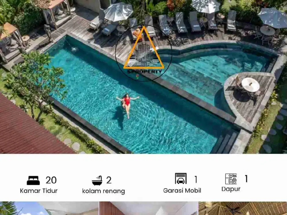 DIJUAL HOTEL SUITES KEMENUH SUKAWATI DEKAT UBUD BALI