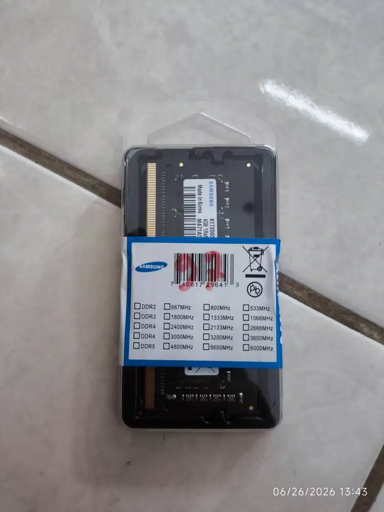 RAM LAPTOP SAMSUNG DDR4 4GB 2666MHz PC 21300 1.2v ORI RAM SODIMM DDR4