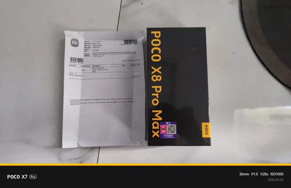 Poco X8 Pro Max 12/512GB White Segel New NETT !!!