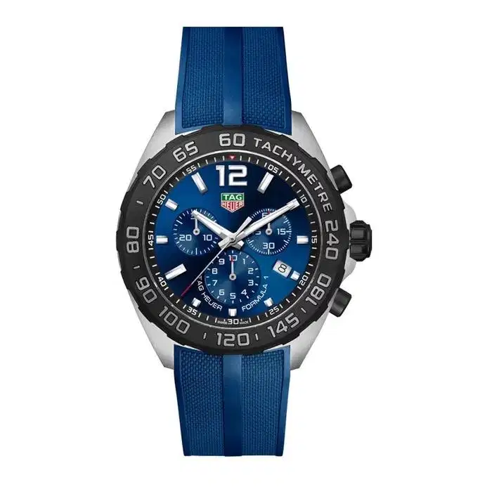 Tag Heuer Formula 1 Black Bezel, Blue Dial Chronograph Quartz 43 NEW