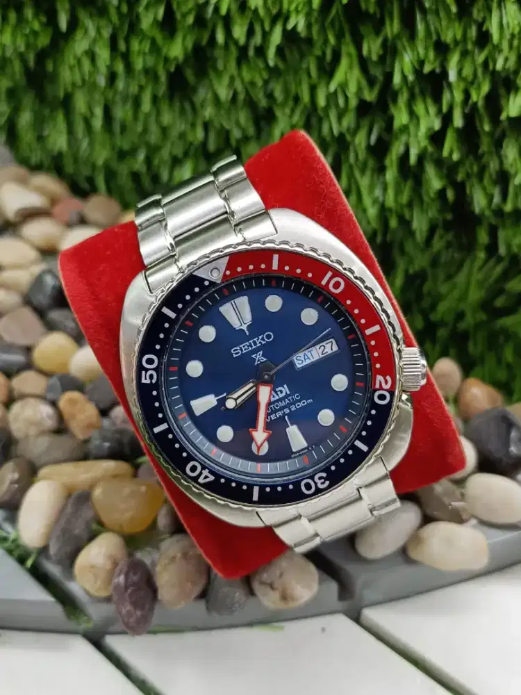 Seiko Prospex Padi Turtle Spesial Edition Pepsi Original