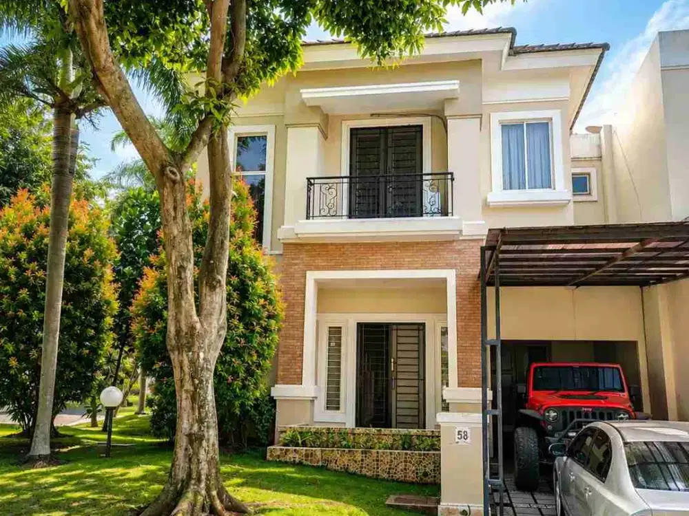 Rumah hook berikut tanah Fasum selangkah ke kolam renang di cluster Garnet PHG gading serpong