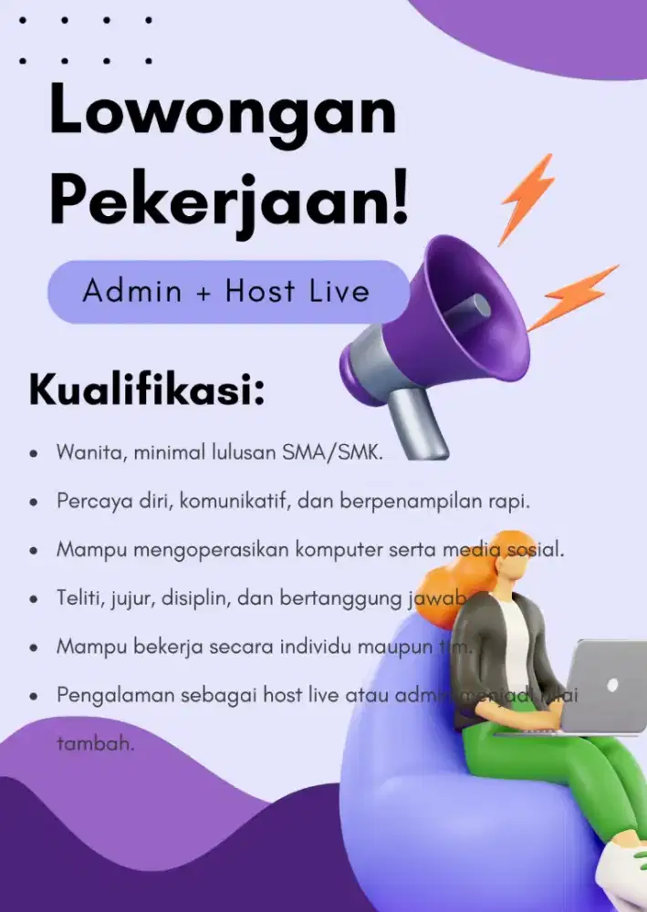 Admin Online Shop & Host Live